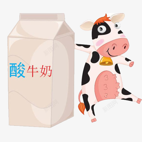 酸牛奶盒子手绘png免抠素材_新图网 https://ixintu.com 卡通手绘 奶牛 手绘 手绘牛奶盒 牛奶 牛奶盒 牛奶盒手绘 酸牛奶