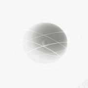 灰色圆球装饰背景png免抠素材_新图网 https://ixintu.com 圆球 灰色 背景 装饰