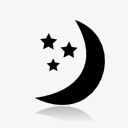 电脑睡眠图标png_新图网 https://ixintu.com 星星 月亮