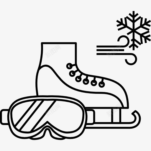 溜冰设备图标png_新图网 https://ixintu.com 体育 冬天的雪花 冷 溜冰 滑冰 风