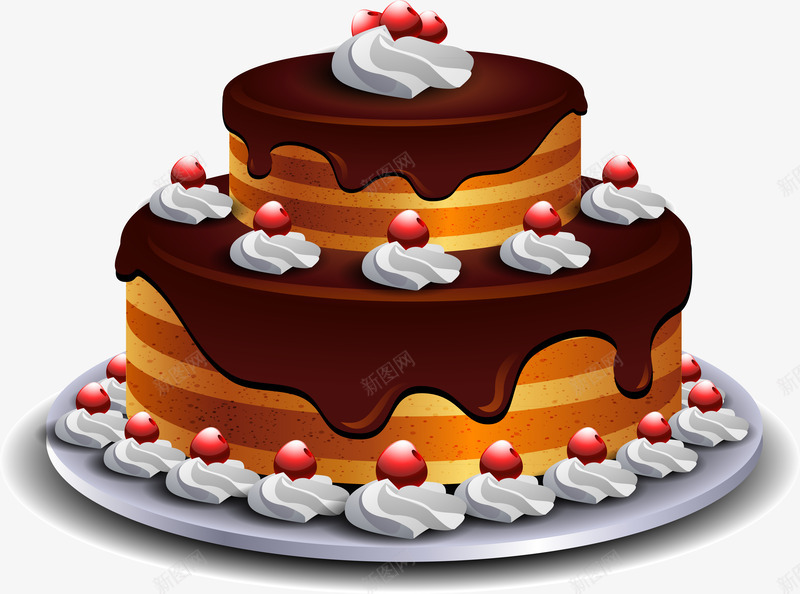 生日蛋糕png免抠素材_新图网 https://ixintu.com food party 乐趣 周年 多彩 年龄 庆典 庆祝 快乐 甜 甜点 生日 生日蛋糕 白 蜡烛 食品