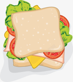 黄色三明治美味多彩三明治高清图片