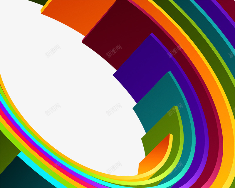 炫彩科技圆环png免抠素材_新图网 https://ixintu.com 圆环 多彩 炫彩 科技 立体 背景 螺旋