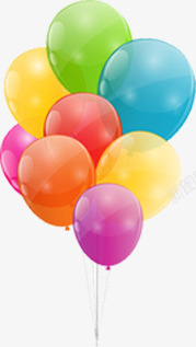 彩色气球多彩气球素材
