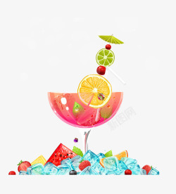 果汁饮料海报夏日冰饮海报矢量图高清图片