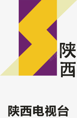 陕西电视台logo矢量图图标图标