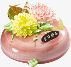 菊花蛋糕蛋糕系列高清图片