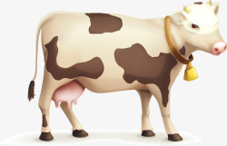牛奶装饰手绘矢量图素材
