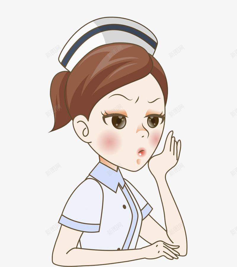 可爱的护士png免抠素材_新图网 https://ixintu.com 医护人员 卡通 可爱的 女人 护士 插图 漂亮的