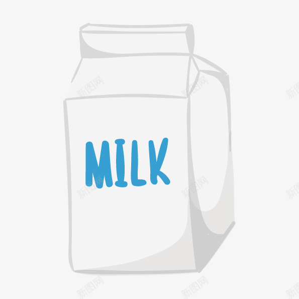 手绘早餐牛奶矢量图ai免抠素材_新图网 https://ixintu.com 奶盒 早餐牛奶 矢量手绘牛奶 营养早餐 矢量图
