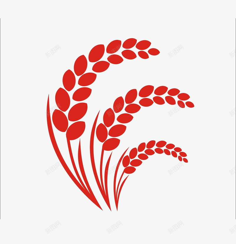 水稻图标png_新图网 https://ixintu.com 标识 水稻 清晰 设计 饱满