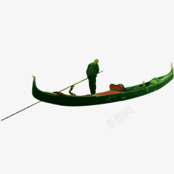 古典船欧式小船月亮船高清图片