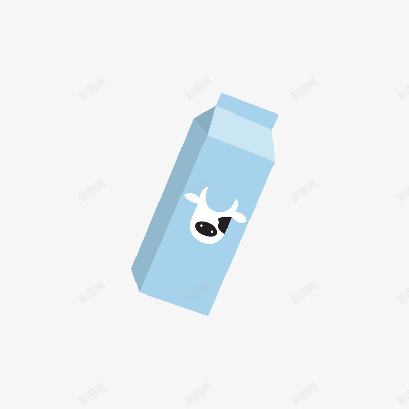 一盒蓝色的牛奶png免抠素材_新图网 https://ixintu.com 一盒 日用 牛奶 矢量牛奶 蓝色 食品