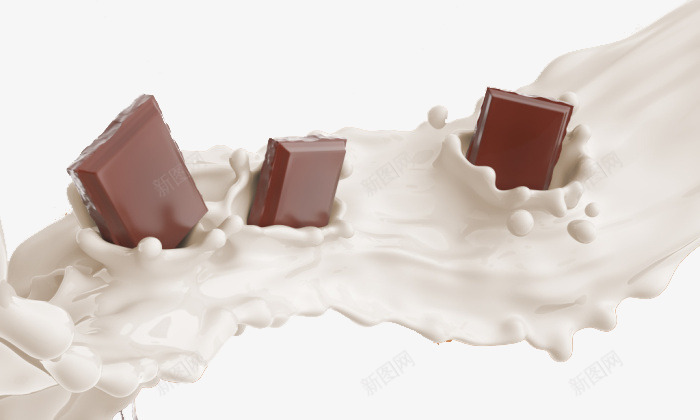 巧克力牛奶png免抠素材_新图网 https://ixintu.com 漂浮牛奶 饮料 黑巧克力
