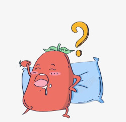 睡觉的红枣素材