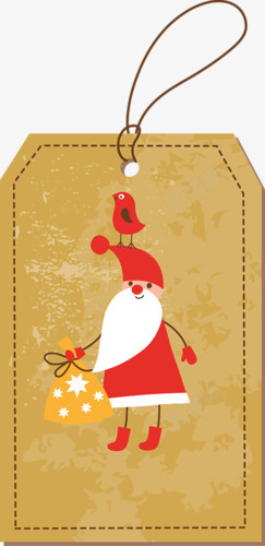 漂亮的卡通绘画圣诞老人书签png免抠素材_新图网 https://ixintu.com 书签 卡通 圣诞老人 绘画