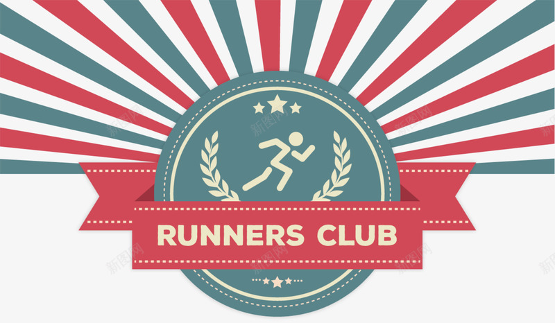 跑步俱乐部矢量图图标eps_新图网 https://ixintu.com 俱乐部 奔跑标识 跑步 跑步标志 跑步标识 运动 矢量图