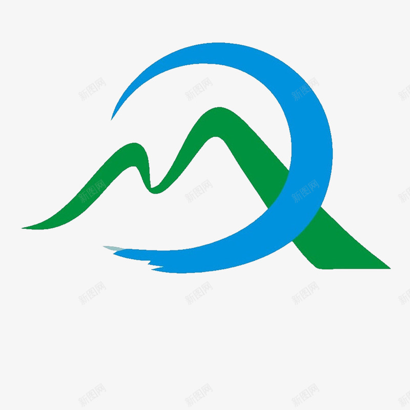 卡通个性蓝色商标LOGO图标png_新图网 https://ixintu.com logo 个 个性logo 个性商标 商品 商品logo 商标logo 绿色商标