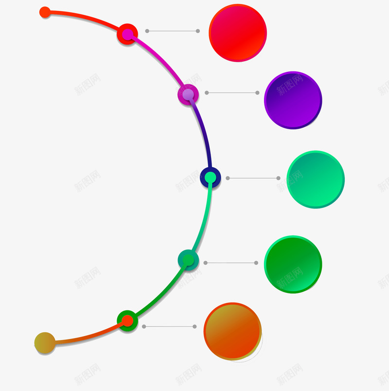 彩色信息表图标png_新图网 https://ixintu.com 商务ppt 商务图标 展示图标 数据分析图标 电子商务