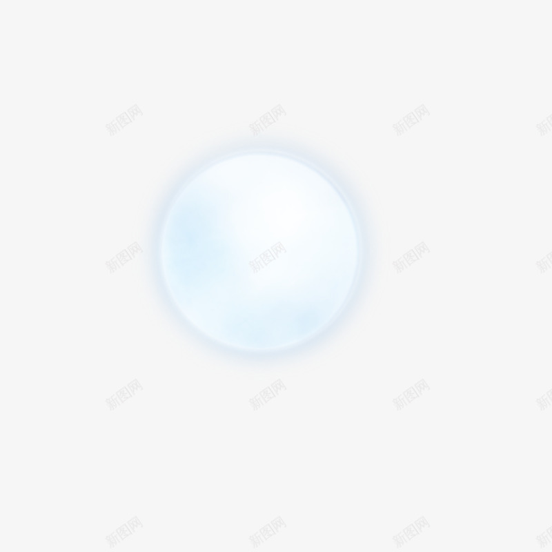 月亮psd免抠素材_新图网 https://ixintu.com 圆形 珍珠 球 白色