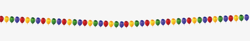 多彩简约彩色气球边框纹理png免抠素材_新图网 https://ixintu.com 免抠PNG 多彩 彩色 气球 简约 边框纹理
