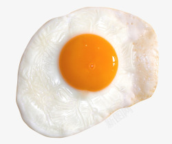 无油煎制煎制的荷包蛋高清图片