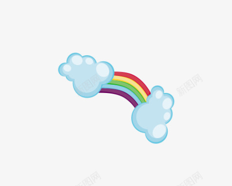 雨后彩虹图标图标