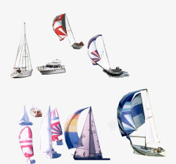 现代时尚帆船素材