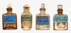 魔药透明玻璃瓶爱魔药古代器物实物高清图片