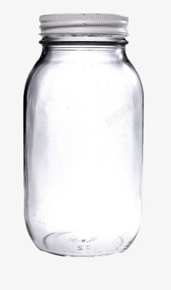 透明圆柱形玻璃杯素材