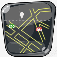 指南地图图导航路线橡胶图标图标