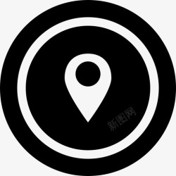 place坐标GPS定位位置地图标记导航高清图片