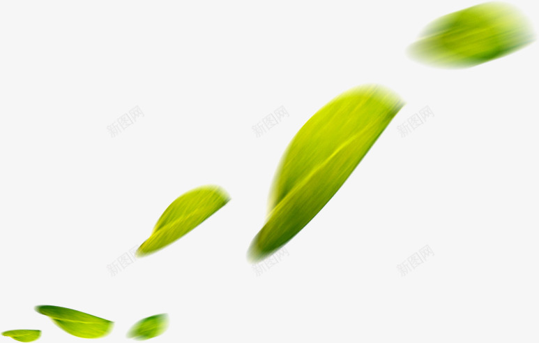 绿色模糊创意树叶漂浮png免抠素材_新图网 https://ixintu.com 创意 树叶 模糊 漂浮 绿色