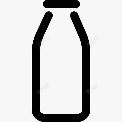 牛奶图标png_新图网 https://ixintu.com 奶牛 成分 早餐 液体 维生素 营养 食品