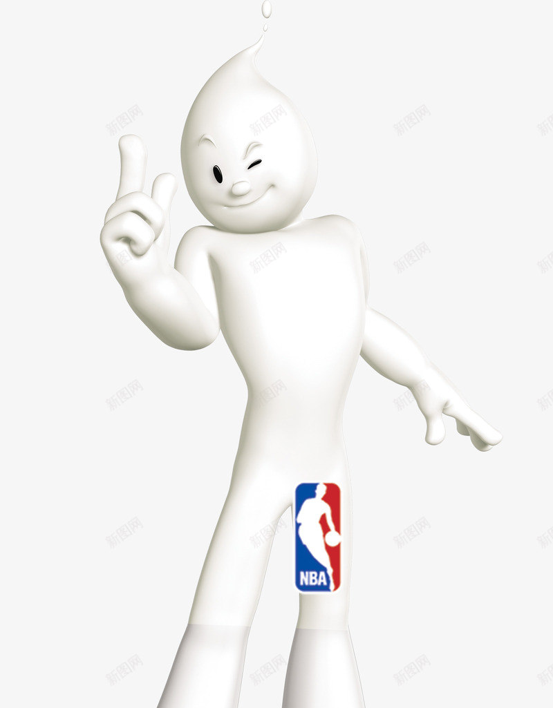 唯美卡通可爱牛奶小人NBApng免抠素材_新图网 https://ixintu.com NBA 卡通 可爱 唯美 小人 牛奶