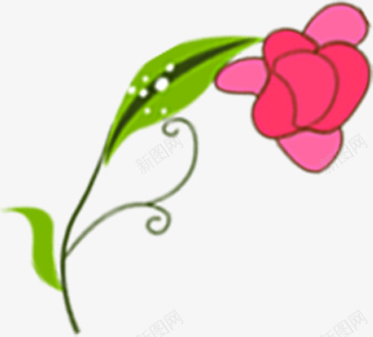 粉色手绘温馨花朵模糊png免抠素材_新图网 https://ixintu.com 模糊 温馨 粉色 花朵