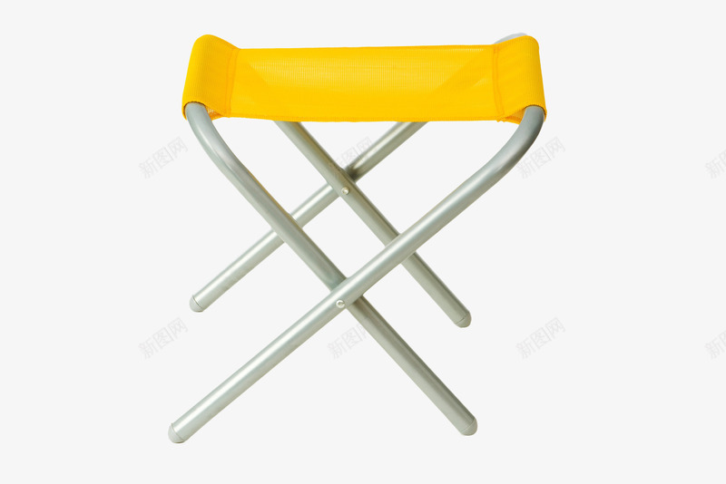 手绘黄色折叠椅凳png免抠素材_新图网 https://ixintu.com 坐椅 家具 折叠凳子 椅子 金属 铁艺椅子 黄色手绘