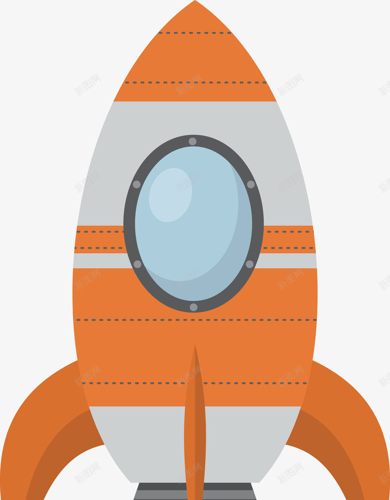 宇宙飞船矢量图ai免抠素材_新图网 https://ixintu.com 升空 太空 宇宙飞船 火箭 矢量图