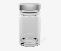 透明玻璃密封罐素材