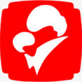 红色个性标志医院png免抠素材_新图网 https://ixintu.com 个性 医院 标志 红色
