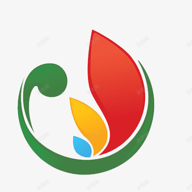 卡通彩色的商标logo图标png_新图网 https://ixintu.com 个性的 商品logo 商品图标 商品标识 商标logo 彩色图标 有个性的