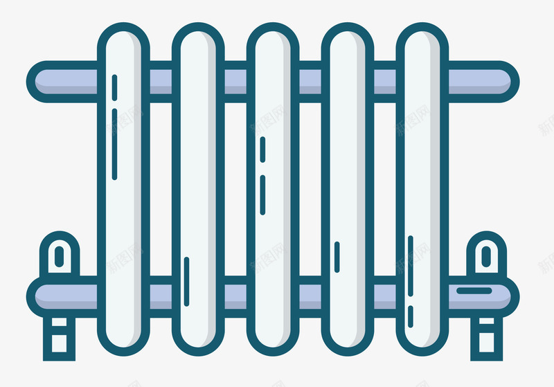 金属管卡通加热器png免抠素材_新图网 https://ixintu.com 旧家电 电器 矢量电器 破旧电器 老旧的电器 金属管