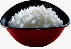 麦穗米饭大米简约养生卡通手绘一碗米饭高清图片