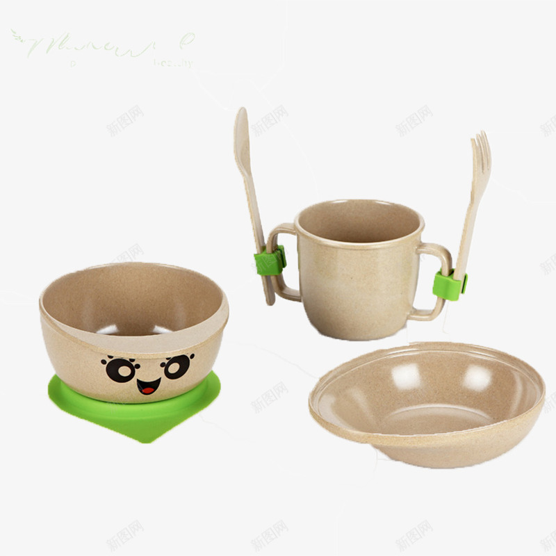 儿童创意餐具png免抠素材_新图网 https://ixintu.com 个性 产品实物 卡通 塑料 碗