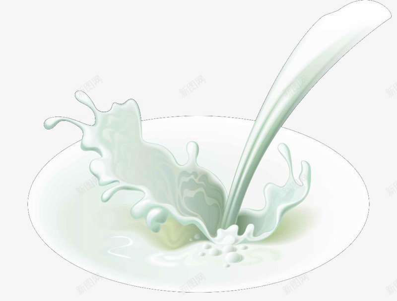 珍惜世界上每一滴牛奶png免抠素材_新图网 https://ixintu.com 一滴奶 牛奶 珍惜资源 白色 饮料