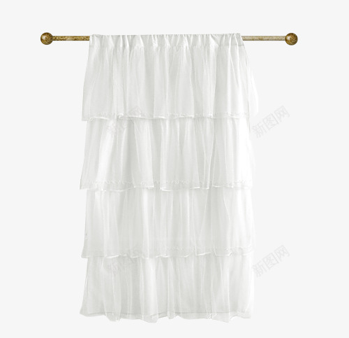 漂亮的窗帘png免抠素材_新图网 https://ixintu.com 白色 窗台 窗帘 窗户