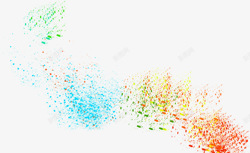 多彩颜料纹理机理笔刷png免抠素材_新图网 https://ixintu.com 多彩 机理 纹理 颜料