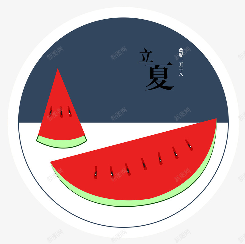 立夏的水果西瓜海报psd免抠素材_新图网 https://ixintu.com 图标 标志 水果 立夏 立夏的水果西瓜 西瓜