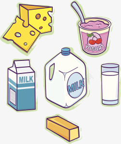牛奶食物素材