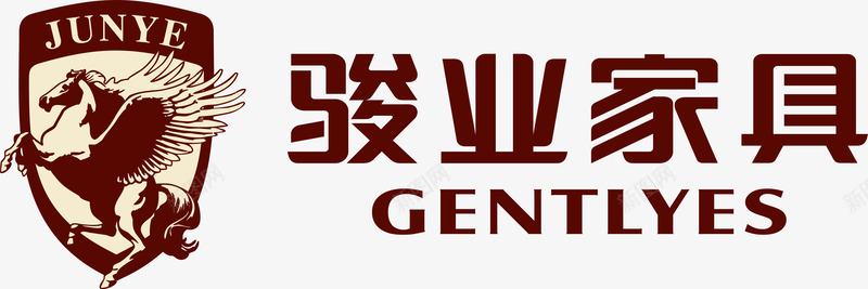 骏业家具logo矢量图图标图标